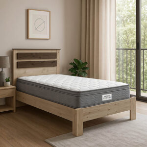 Φοιτητικό πακέτο επίπλων κρεβατοκάμαρας Rest pakoworld σετ 2τεμ