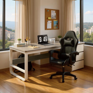 Φοιτητικό πακέτο επίπλων γραφείου Frame pakoworld σετ 2τεμ