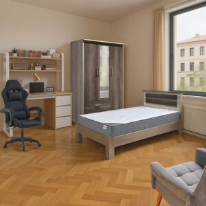 Φοιτητικό πακέτο επίπλων Fluency pakoworld σετ 5τεμ