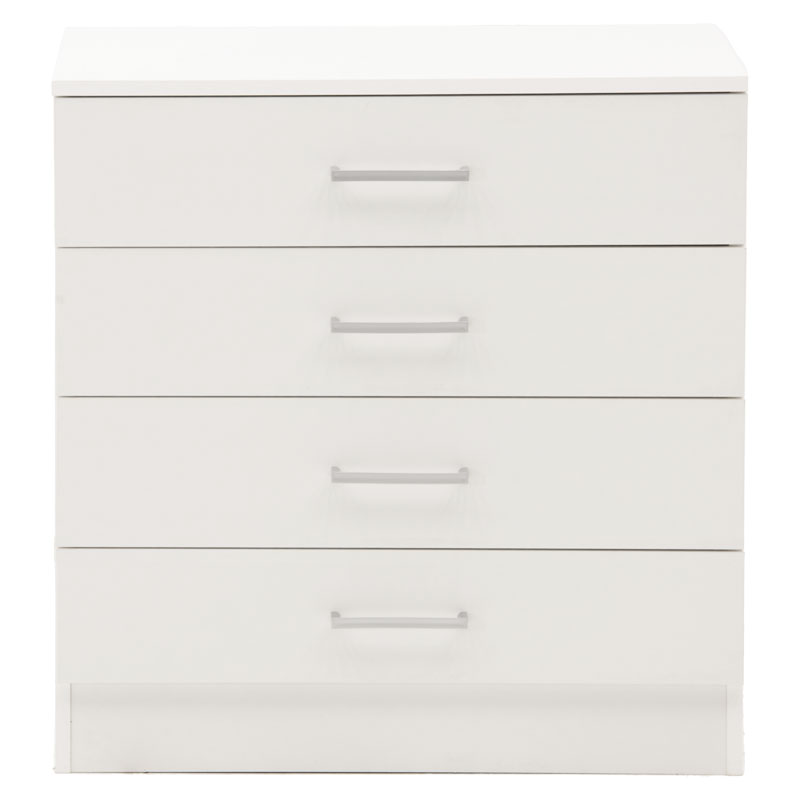 Συρταριέρα Elise pakoworld 4ων συρταριών λευκό 69x40x71εκ Συρταριέρα Elise pakoworld 4ων συρταριών λευκό 69x40x71εκ - Image 2