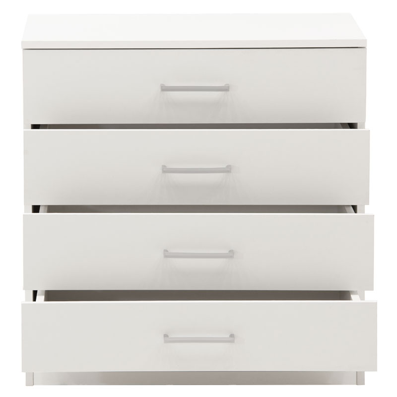 Συρταριέρα Elise pakoworld 4ων συρταριών λευκό 69x40x71εκ Συρταριέρα Elise pakoworld 4ων συρταριών λευκό 69x40x71εκ - Image 4