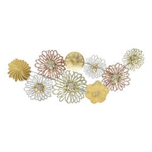 Διακοσμητικό τοίχου Tutsi haroma μέταλλο πολύχρωμο 102.9x5.1x43.2εκ