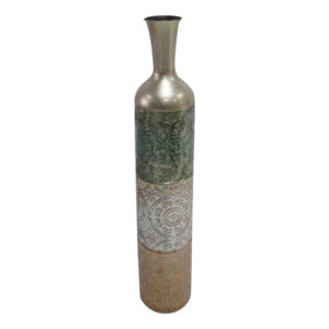 Διακοσμητικό βάζο δαπέδου Lalyne haroma μέταλλο πολύχρωμο Φ15.9x86.4εκ