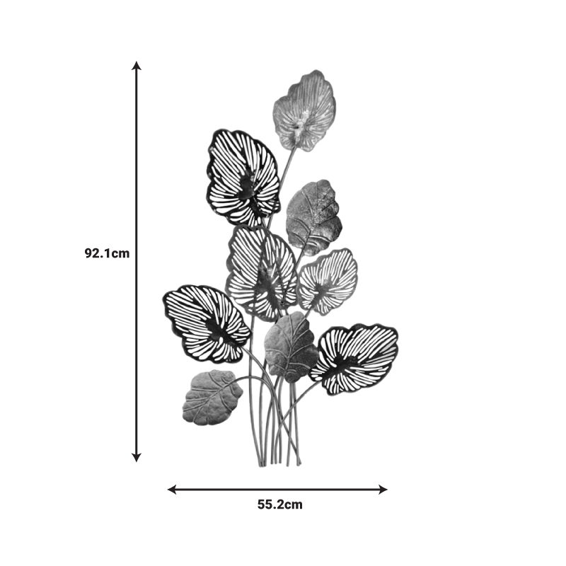 Διακοσμητικό τοίχου Irida Inart μέταλλο πολύχρωμο 55.2x2.5x92.1εκ Διακοσμητικό τοίχου Irida Inart μέταλλο πολύχρωμο 55.2x2.5x92.1εκ - Image 2