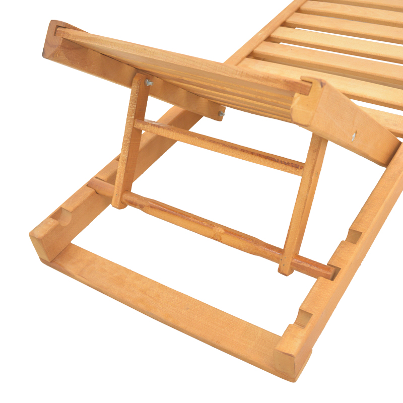 Ξαπλώστρα Specta pakoworld μασίφ ξύλο οξιάς σε φυσικό χρώμα 60x190x50εκ Ξαπλώστρα Specta pakoworld μασίφ ξύλο οξιάς σε φυσικό χρώμα 60x190x50εκ - Image 5