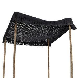 Δίχτυ σκίασης Roof haroma μακραμέ μαύρο 4x4m