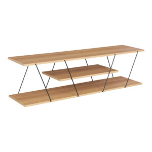 Έπιπλο τηλεόρασης Tars haroma sonoma-μαύρο 120x30x33εκ