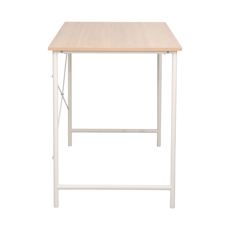 Γραφείο εργασίας Senzia pakoworld σε φυσική απόχρωση με λευκό μέταλλο 120x60x75εκ Γραφείο εργασίας Senzia pakoworld σε φυσική απόχρωση με λευκό μέταλλο 120x60x75εκ - Image 4