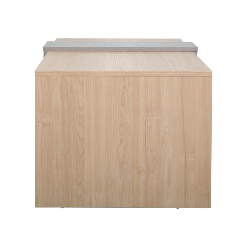 Τραπέζι σαλονιού Cozeto pakoworld σε φυσική με γκρι cement απόχρωση 100x53x41.5εκ Τραπέζι σαλονιού Cozeto pakoworld σε φυσική με γκρι cement απόχρωση 100x53x41.5εκ - Image 4