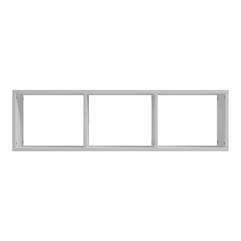 Ραφιέρα τοίχου Mikoro pakoworld σε λευκή απόχρωση 90x22x25.6εκ Ραφιέρα τοίχου Mikoro pakoworld σε λευκή απόχρωση 90x22x25.6εκ - Image 2