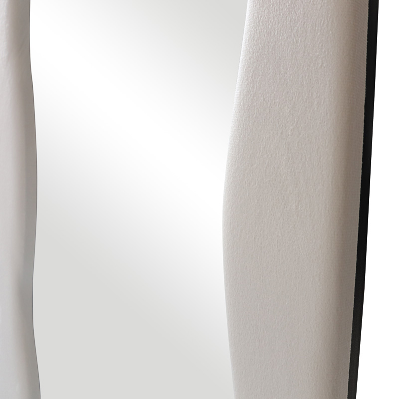 Καθρέπτης δαπέδου Lezour pakoworld βελούδο σε λευκή απόχρωση 50x5x170εκ Καθρέπτης δαπέδου Lezour pakoworld βελούδο σε λευκή απόχρωση 50x5x170εκ - Image 5