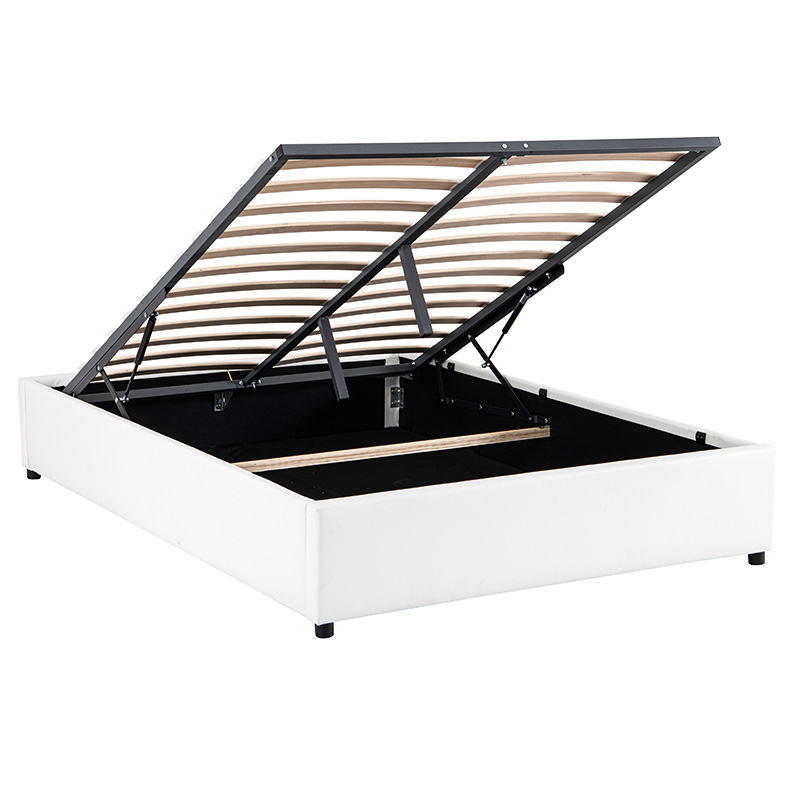 Κρεβάτι Circe pakoworld PU λευκό με αποθηκευτικό χώρο 150x200εκ Κρεβάτι Circe pakoworld PU λευκό με αποθηκευτικό χώρο 150x200εκ - Image 3