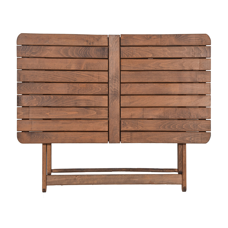 Tραπεζαρία Retto σετ 5τμχ μασίφ ξύλο οξιάς καρυδί-μπορντό 120x75x71εκ Tραπεζαρία Retto σετ 5τμχ μασίφ ξύλο οξιάς καρυδί-μπορντό 120x75x71εκ - Image 3