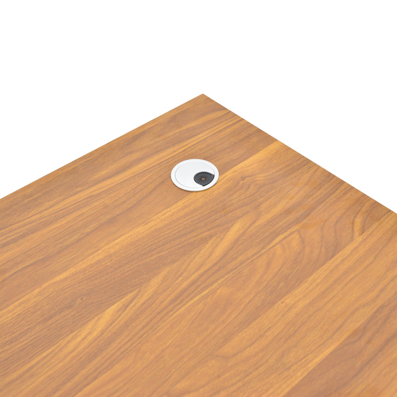 Γραφείο εργασίας επαγγελματικό Oscar pakoworld σε καρυδί-ανθρακί απόχρωση 120x70x76εκ Γραφείο εργασίας επαγγελματικό Oscar pakoworld σε καρυδί-ανθρακί απόχρωση 120x70x76εκ - Image 4