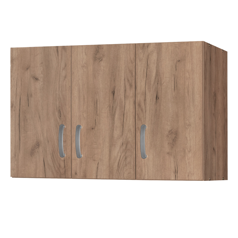 Ντουλάπα τρίφυλλη και πατάρι Zelia pakoworld φυσικό 90x42x240εκ. Ντουλάπα τρίφυλλη και πατάρι Zelia pakoworld φυσικό 90x42x240εκ. - Image 4