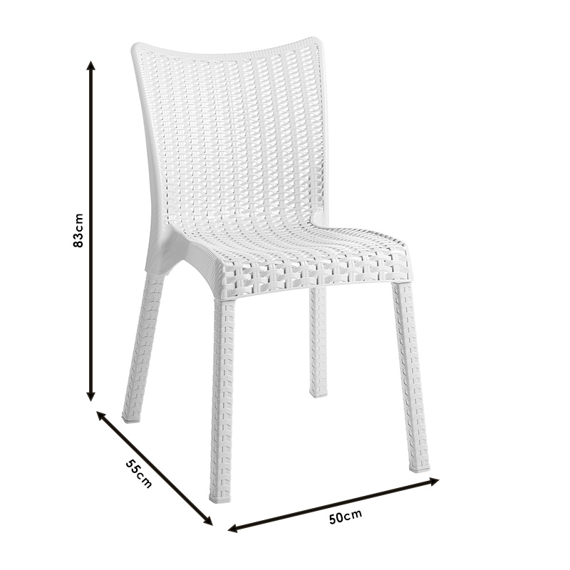 Καρέκλα Confident pakoworld PP cappucino Καρέκλα Confident pakoworld PP cappucino - Image 4