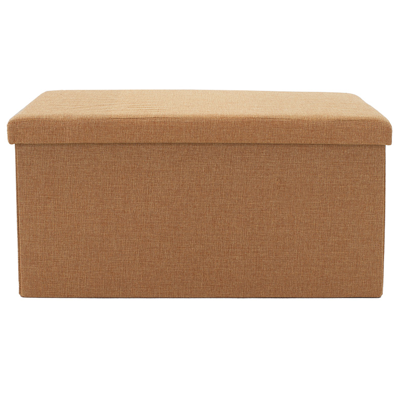 Σκαμπό-μπαούλο Greatness pakoworld ύφασμα μπεζ 76x38x38εκ Σκαμπό-μπαούλο Greatness pakoworld ύφασμα μπεζ 76x38x38εκ - Image 2