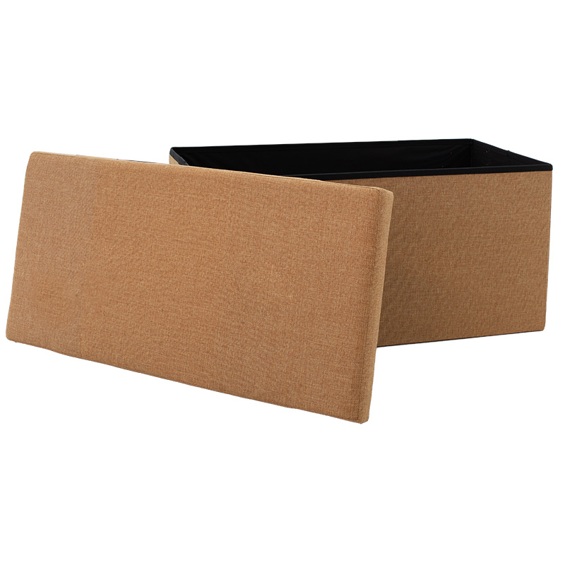 Σκαμπό-μπαούλο Greatness pakoworld ύφασμα μπεζ 76x38x38εκ Σκαμπό-μπαούλο Greatness pakoworld ύφασμα μπεζ 76x38x38εκ - Image 3