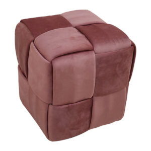 Σκαμπό Jisko haroma σάπιο μήλο βελούδο 38x38x40εκ