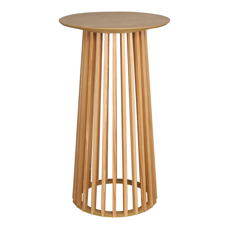 Τραπέζι μπαρ Domonic pakoworld mdf φυσικό Φ60x105εκ Τραπέζι μπαρ Domonic pakoworld mdf φυσικό Φ60x105εκ