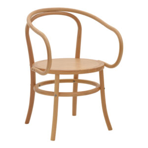 Πολυθρόνα Verfie haroma φυσικό ξύλο οξιάς 55x50x83εκ