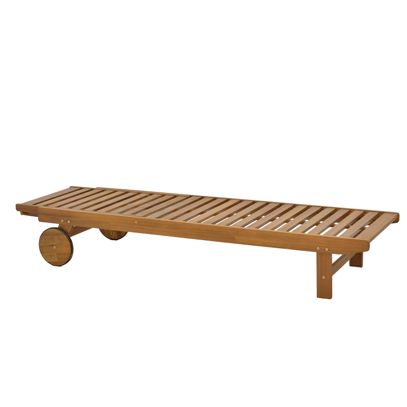 Ξαπλώστρα Weylar pakoworld ξύλο ακακίας φυσικό 60x193x30εκ Ξαπλώστρα Weylar pakoworld ξύλο ακακίας φυσικό 60x193x30εκ - Image 2