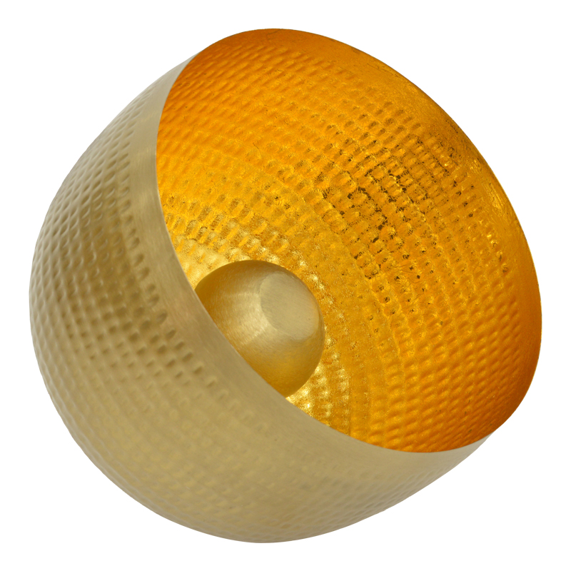 Φωτιστικό δαπέδου Lightie Inart E27 χρυσό μέταλλο Φ35x33εκ Φωτιστικό δαπέδου Lightie Inart E27 χρυσό μέταλλο Φ35x33εκ - Image 2