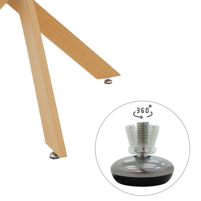 Τραπέζι Antoro pakoworld γυαλί και μεταλλικά πόδια σε φυσική απόχρωση Φ80x75εκ Τραπέζι Antoro pakoworld γυαλί και μεταλλικά πόδια σε φυσική απόχρωση Φ80x75εκ - Image 5