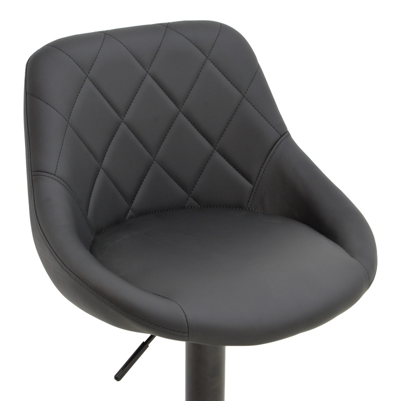 Σκαμπό μπαρ Boronez pakoworld πτυσσόμενο μαύρο pu-με μαύρη βάση 47x49x112εκ Σκαμπό μπαρ Boronez pakoworld πτυσσόμενο μαύρο pu-με μαύρη βάση 47x49x112εκ - Image 7