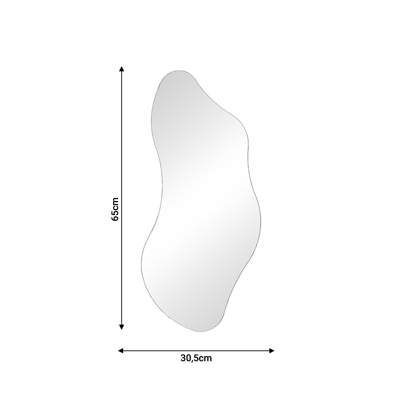 Καθρέπτης Vanis Inart 30.5x1x65εκ Καθρέπτης Vanis Inart 30.5x1x65εκ - Image 2