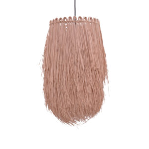 Φωτιστικό οροφής Dreco haroma Ε27 ρατάν σε φυσική απόχρωση Φ32x52εκ