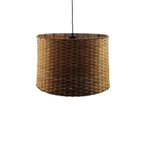 Φωτιστικό οροφής Siwel haroma Ε27 μπαμπού σε καφέ απόχρωση Φ40x27εκ