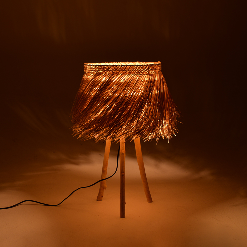 Επιτραπέζιο φωτιστικό Herfo Inart Ε27 ρατάν σε φυσική απόχρωση Φ30x58.8εκ Επιτραπέζιο φωτιστικό Herfo Inart Ε27 ρατάν σε φυσική απόχρωση Φ30x58.8εκ - Image 2