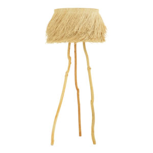 Φωτιστικό δαπέδου Herfo haroma Ε27 ρατάν σε φυσική απόχρωση Φ60x135εκ