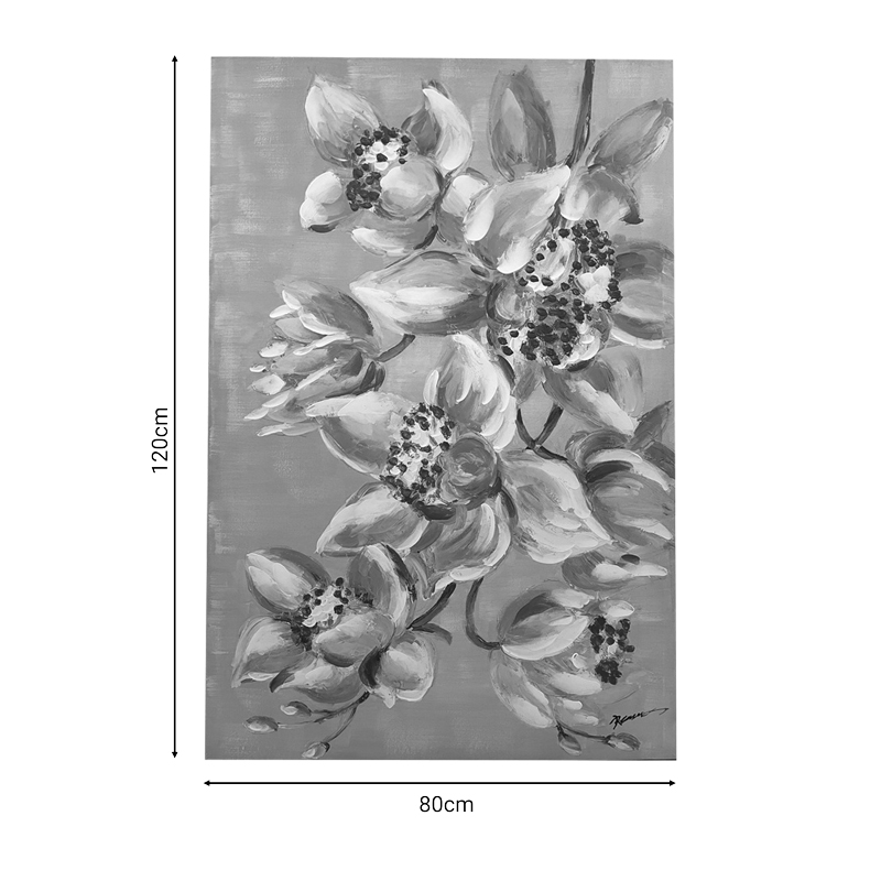 Πίνακας σε καμβά Flourish Inart 80x3x120εκ Πίνακας σε καμβά Flourish Inart 80x3x120εκ - Image 2