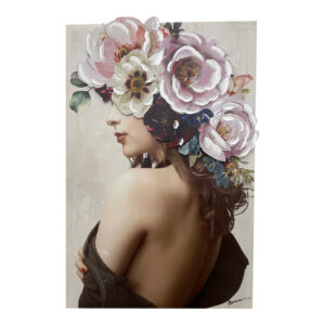 Πίνακας σε καμβά Bezira 3D haroma 60x3x90εκ