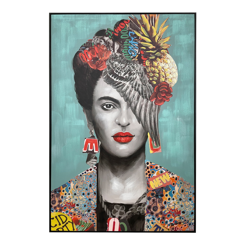 Πίνακας σε καμβά Frilo Inart με πλαίσιο 80x3x120εκ Πίνακας σε καμβά Frilo Inart με πλαίσιο 80x3x120εκ