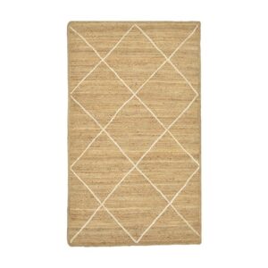 Χαλί Strike haroma μπεζ-εκρού γιούτα 120x180x1εκ