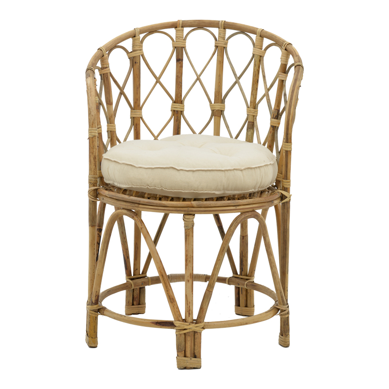 Πολυθρόνα Rostan Inart φυσικό rattan με μαξιλάρι 51x50x80εκ Πολυθρόνα Rostan Inart φυσικό rattan με μαξιλάρι 51x50x80εκ - Image 5