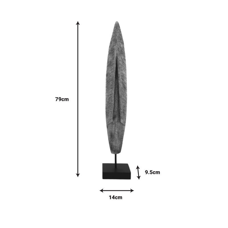 Επιτραπέζιο διακοσμητικό Thalon Inart φυσικό μάνγκο ξύλο-μέταλλο 14x9.5x79εκ Επιτραπέζιο διακοσμητικό Thalon Inart φυσικό μάνγκο ξύλο-μέταλλο 14x9.5x79εκ - Image 2