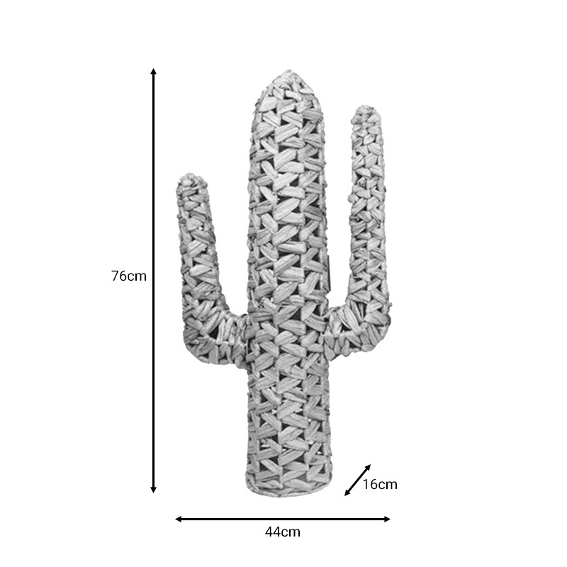 Διακοσμητικό Wanzo Inart ψάθινο φυσικό 44x16x76εκ Διακοσμητικό Wanzo Inart ψάθινο φυσικό 44x16x76εκ - Image 3