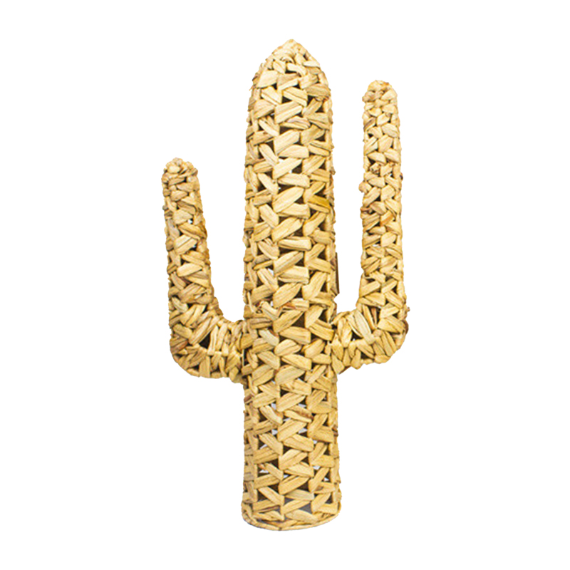 Διακοσμητικό Wanzo Inart ψάθινο φυσικό 44x16x76εκ Διακοσμητικό Wanzo Inart ψάθινο φυσικό 44x16x76εκ