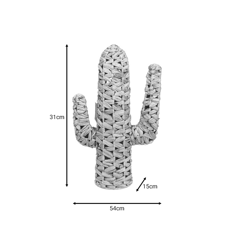 Διακοσμητικό Wanzo Inart ψάθινο φυσικό 31x15x54εκ Διακοσμητικό Wanzo Inart ψάθινο φυσικό 31x15x54εκ - Image 3