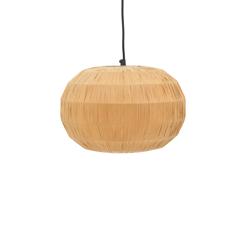 Φωτιστικό οροφής Ozelia Inart καφέ press papier-μέταλλο Φ33x122εκ Φωτιστικό οροφής Ozelia Inart καφέ press papier-μέταλλο Φ33x122εκ