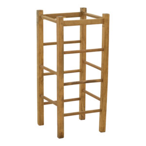 Σκαμπό καφενείου χωρίς πλάτη Bodier haroma καρυδί ξύλο 35x35x78εκ