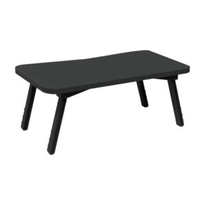 Τραπεζάκι για Laptop Rahe haroma ανθρακί μελαμίνης-μαύρο μέταλλο 60x35x23εκ
