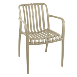 Πολυθρόνα Zoi haroma pp σε cappucino απόχρωση 58.5x54x80εκ