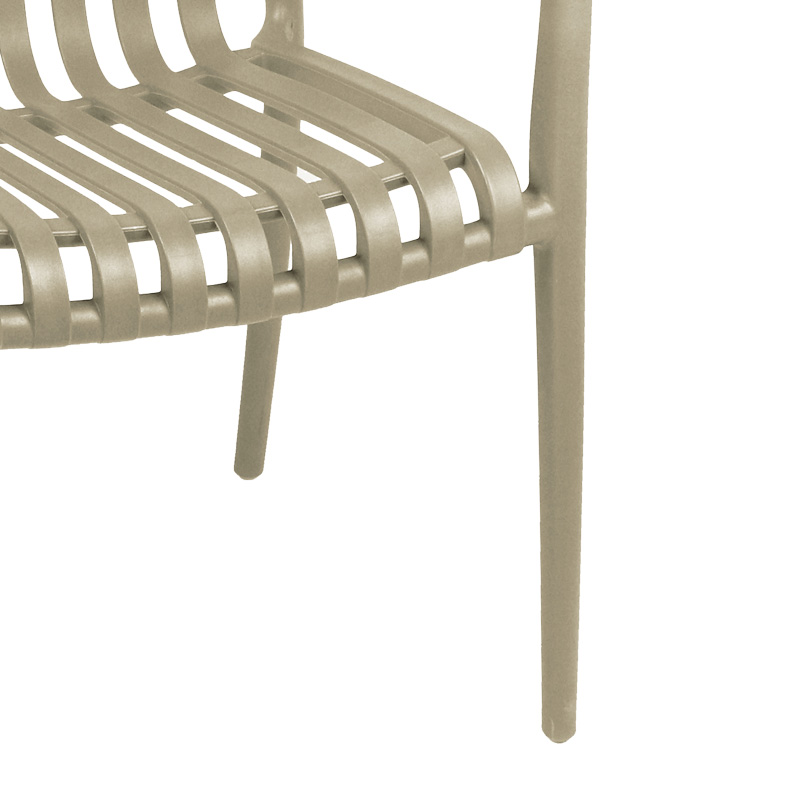 Πολυθρόνα Zoi pakoworld pp σε cappucino απόχρωση 58.5x54x80εκ Πολυθρόνα Zoi pakoworld pp σε cappucino απόχρωση 58.5x54x80εκ - Image 6