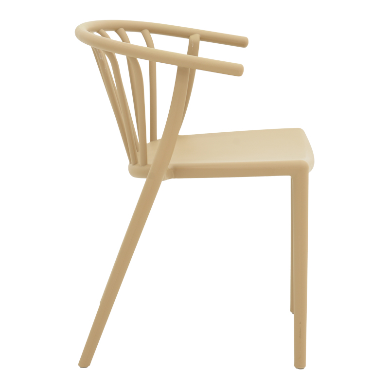 Πολυθρόνα Zelma pakoworld pp σε ανοιχτή απόχρωση cappuccino 55x53x73εκ Πολυθρόνα Zelma pakoworld pp σε ανοιχτή απόχρωση cappuccino 55x53x73εκ - Image 3