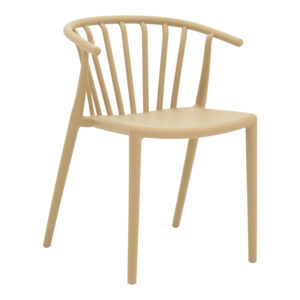 Πολυθρόνα Zelma haroma pp σε ανοιχτή απόχρωση cappuccino 55x53x73εκ